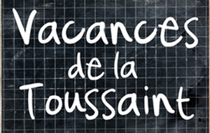 Séances pendant les vacances de la Toussaint